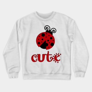 Cute Ladybug Crewneck Sweatshirt